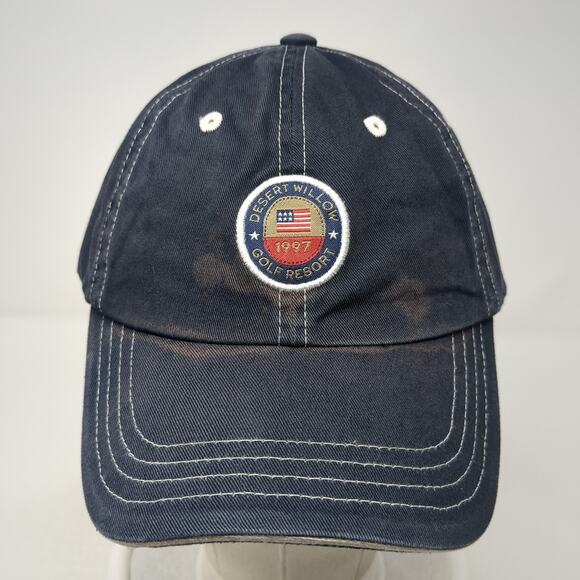 Desert Willow Golf Resort 1997 Baseball Cap Blue One Size Adjustable Imperial - Picture 2 of 9